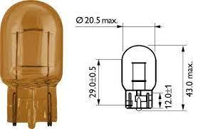 LAMPARAS 63A - WEDGE-CU¤A T-13 12V 16W