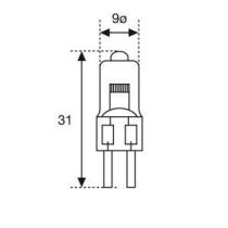 LAMPARAS 705 - BI PIN 24V 20W JC-G4