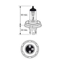 LAMPARAS 781 - LAMP HALOG.12V60/55W FEU(P45T)