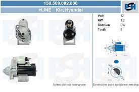 ALTERNADORES Y MOTORES ARRANQUE OP1505090820VAL - ARRANQUE HYUNDAI 1.2 KW