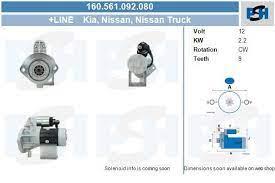 ALTERNADORES Y MOTORES ARRANQUE OP1605610920HIT - ARRANQUE NISSAN 0.7 KW