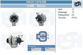 ALTERNADORES Y MOTORES ARRANQUE OP1658110700HIT - ALTERNADOR NISSAN 70A