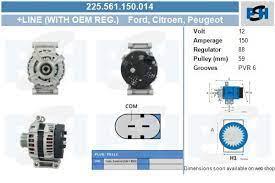 ALTERNADORES Y MOTORES ARRANQUE OP2255611504BOS - ALTERNADOR CITROËN/ PEUGEOT 150A