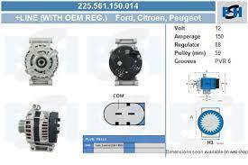 ALTERNADORES Y MOTORES ARRANQUE OP2255611504BOS - ALTERNADOR CITROËN / PEUGEOT 70A