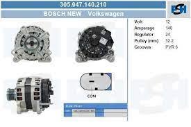 ALTERNADORES Y MOTORES ARRANQUE OP3059471404BOS - ALTERNADOR VOLKSWAGEN 140A