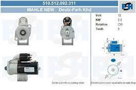 ALTERNADORES Y MOTORES ARRANQUE OE5105120921MAH - 